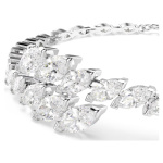 Mesmera bracelet Marquise cut, White, Rhodium plated